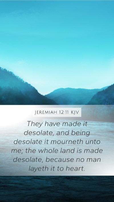Jeremiah 12:11 KJV Bible Verse Image