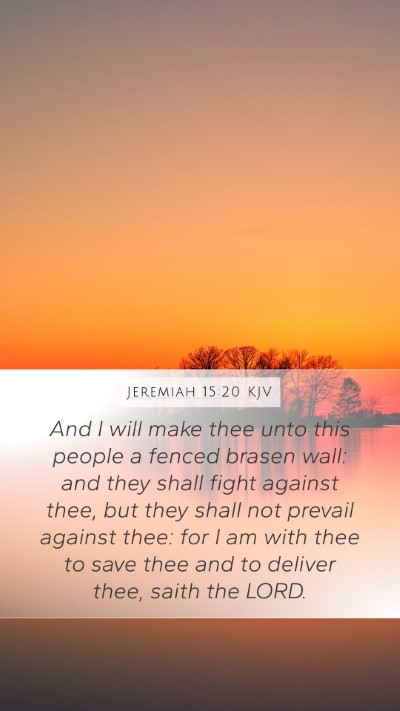 Jeremiah 15:20 KJV Bible Verse Image