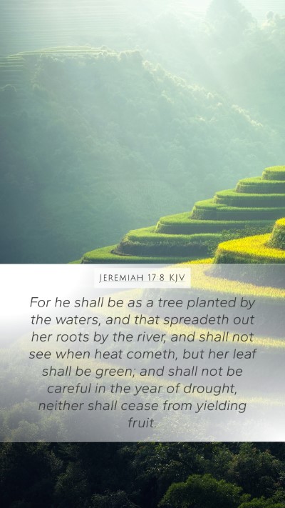 Jeremiah 17:8 KJV Bible Verse Image