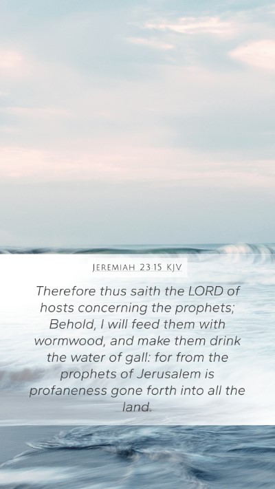 Jeremiah 23:15 KJV Bible Verse Image
