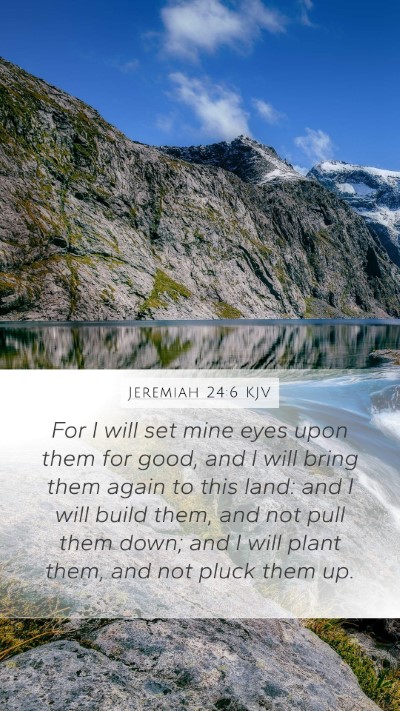 Jeremiah 24:6 KJV Bible Verse Image
