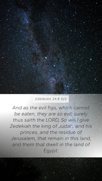 Jeremiah 24:8 KJV Bible Verse Image