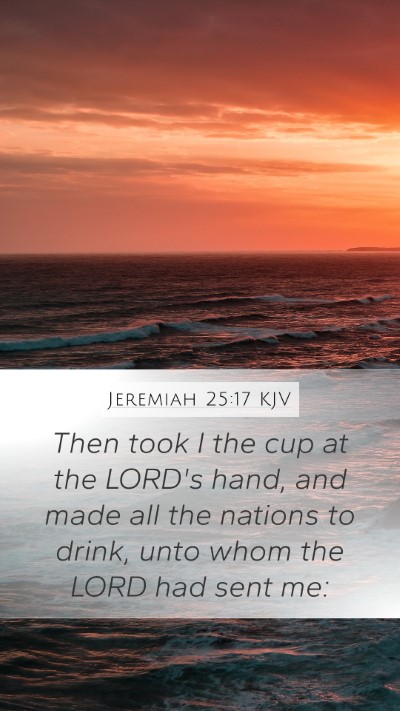 Jeremiah 25:17 KJV Bible Verse Image