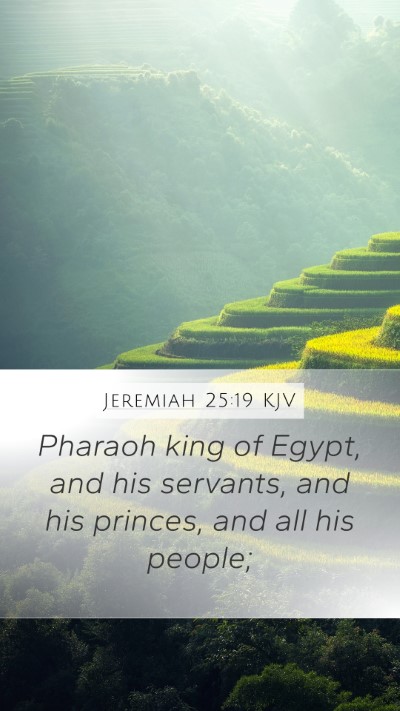 Jeremiah 25:19 KJV Bible Verse Image