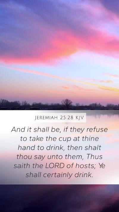 Jeremiah 25:28 KJV Bible Verse Image