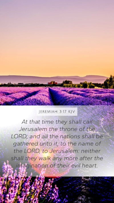Jeremiah 3:17 KJV Bible Verse Image