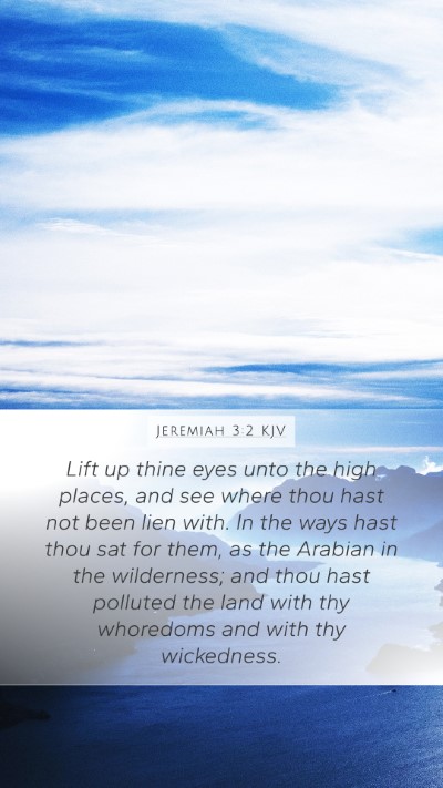 Jeremiah 3:2 KJV Bible Verse Image