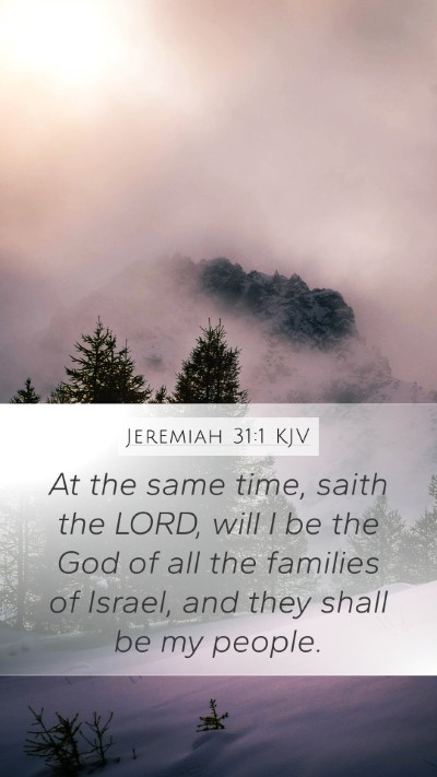 Jeremiah 31:1 KJV Bible Verse Image