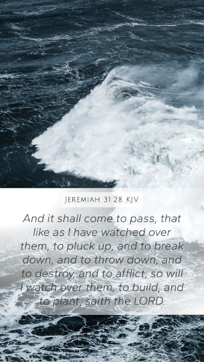 Jeremiah 31:28 KJV Bible Verse Image