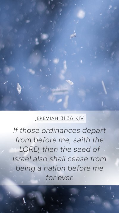 Jeremiah 31:36 KJV Bible Verse Image