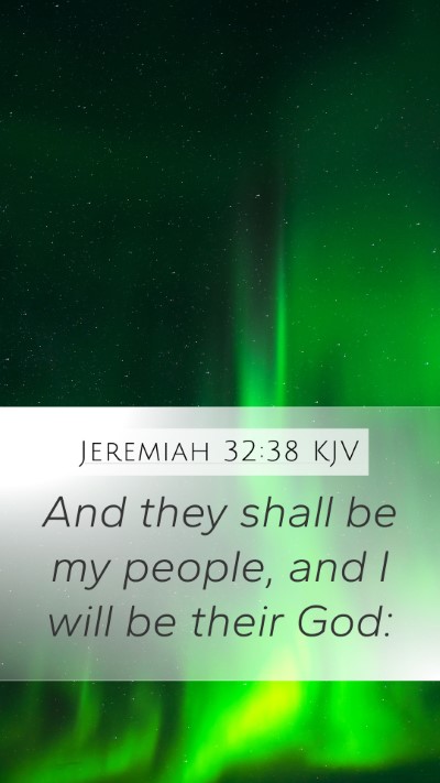 Jeremiah 32:38 KJV Bible Verse Image