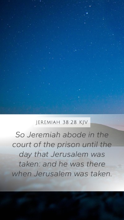 Jeremiah 38:28 KJV Bible Verse Image