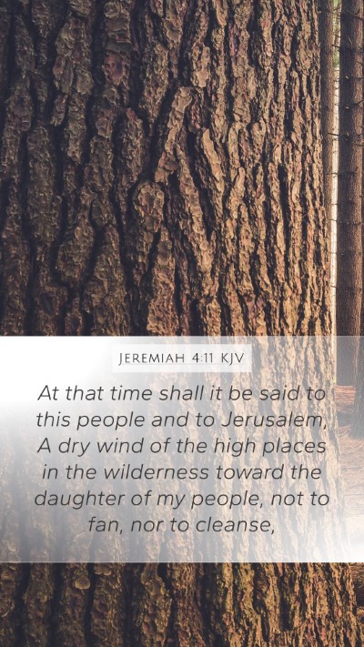 Jeremiah 4:11 KJV Bible Verse Image
