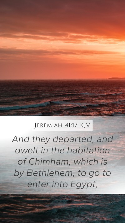 Jeremiah 41:17 KJV Bible Verse Image