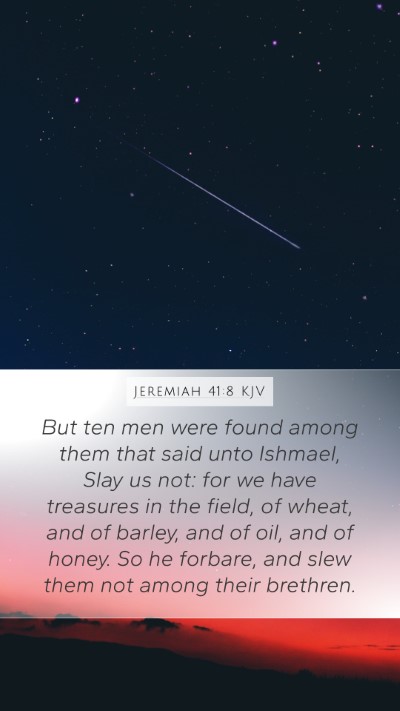 Jeremiah 41:8 KJV Bible Verse Image