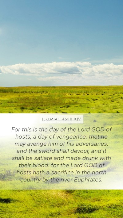 Jeremiah 46:10 KJV Bible Verse Image