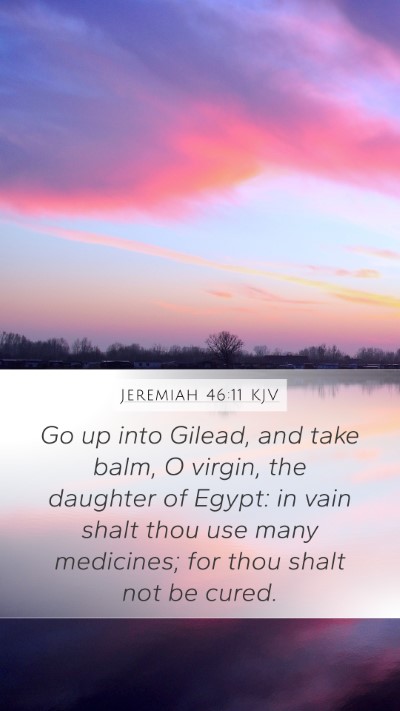 Jeremiah 46:11 KJV Bible Verse Image