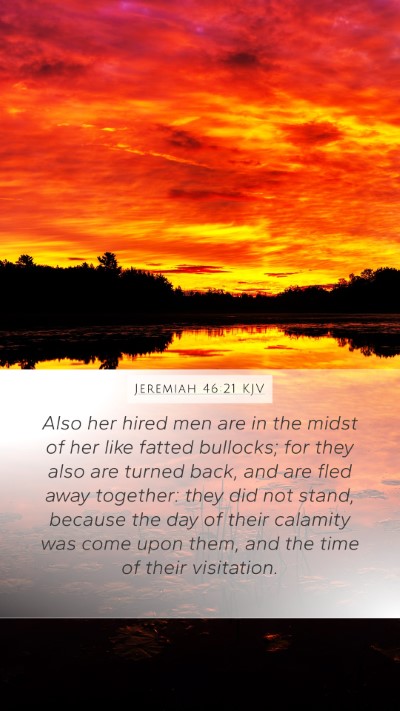 Jeremiah 46:21 KJV Bible Verse Image