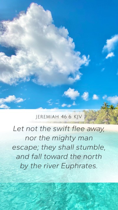 Jeremiah 46:6 KJV Bible Verse Image