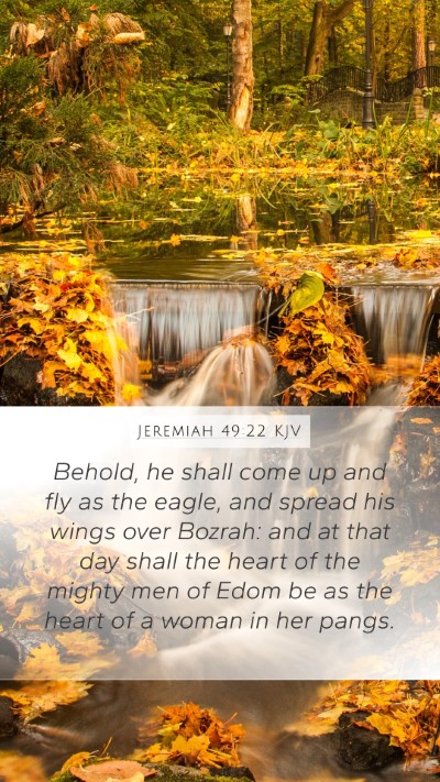 Jeremiah 49:22 KJV Bible Verse Image