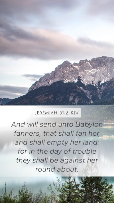 Jeremiah 51:2 KJV Bible Verse Image