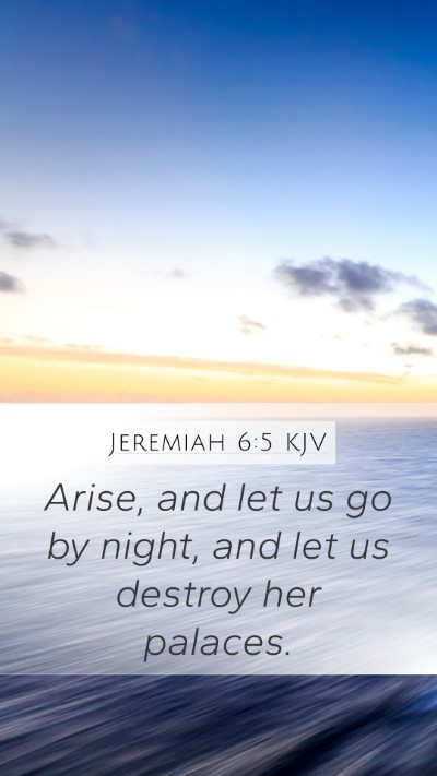 Jeremiah 6:5 KJV Bible Verse Image