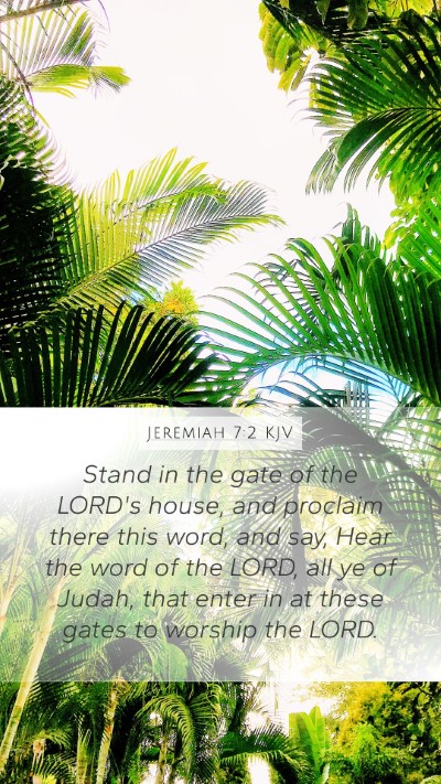Jeremiah 7:2 KJV Bible Verse Image