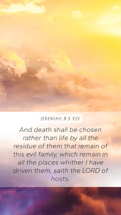 Jeremiah 8:3 KJV Bible Verse Image
