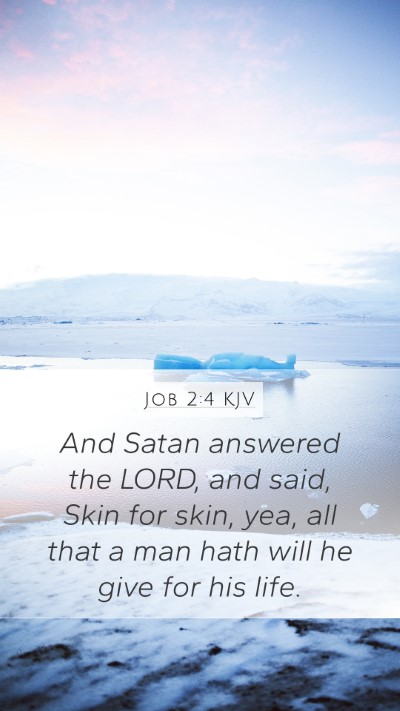 Job 2:4 KJV Bible Verse Image