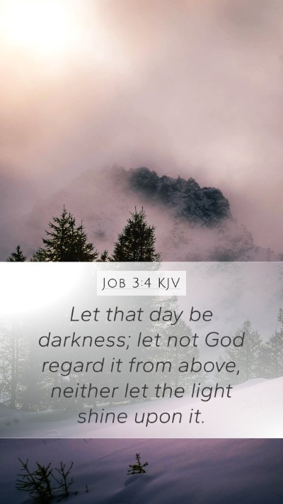 Job 3:4 KJV Bible Verse Image