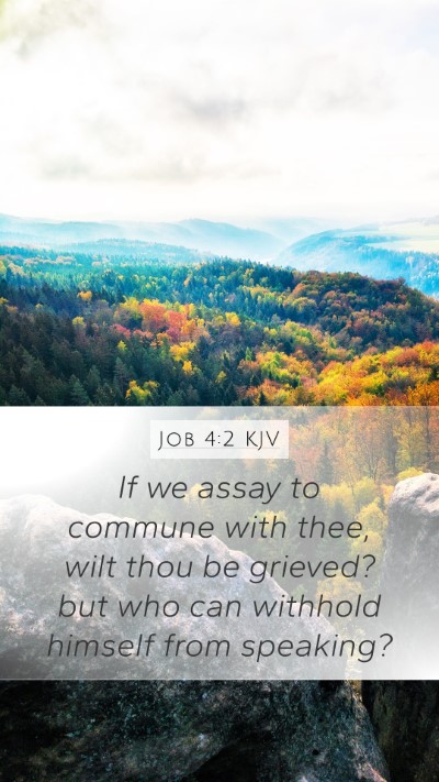 Job 4:2 KJV Bible Verse Image