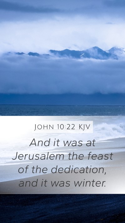 John 10:22 KJV Bible Verse Image