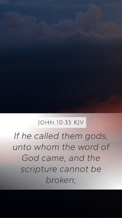 John 10:35 KJV Bible Verse Image