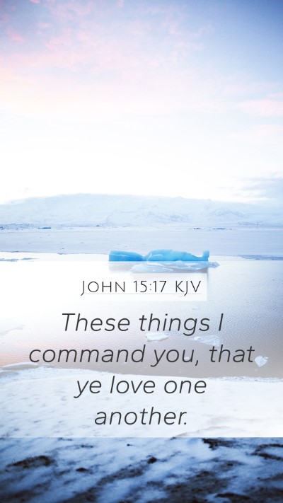 John 15:17 KJV Bible Verse Image