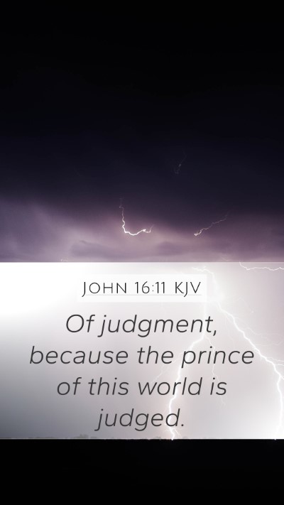 John 16:11 KJV Bible Verse Image