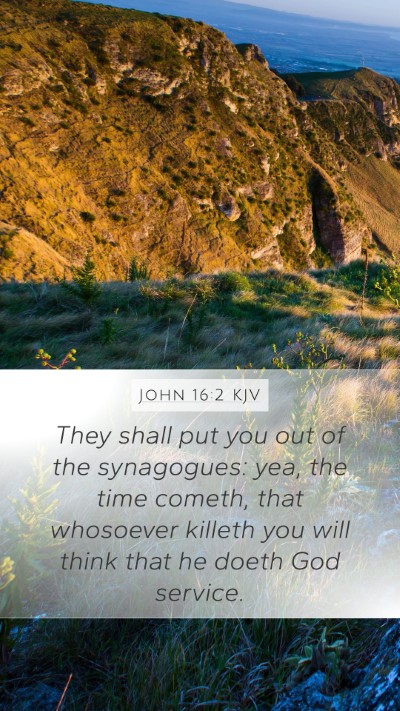 John 16:2 KJV Bible Verse Image
