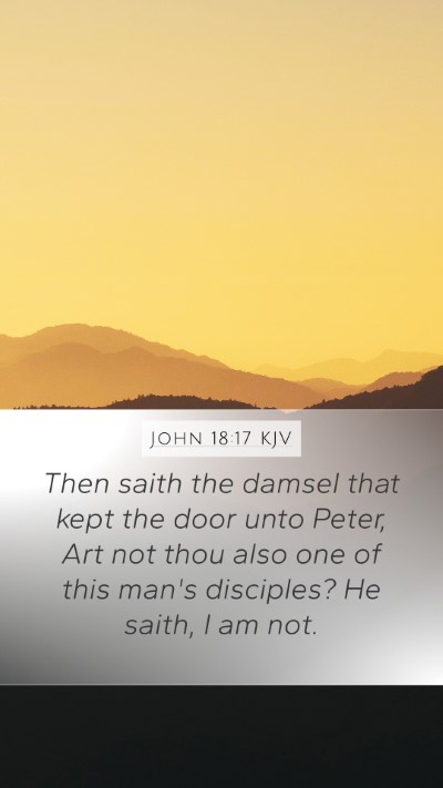 John 18:17 KJV Bible Verse Image