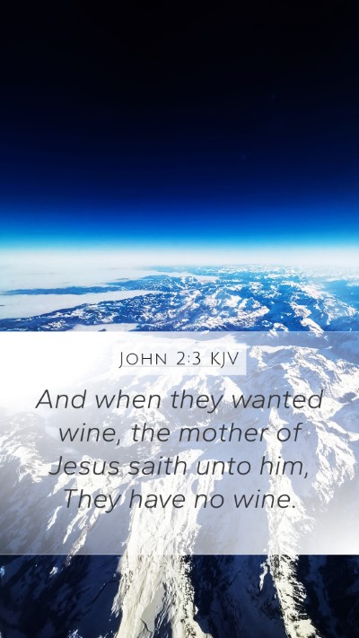 John 2:3 KJV Bible Verse Image