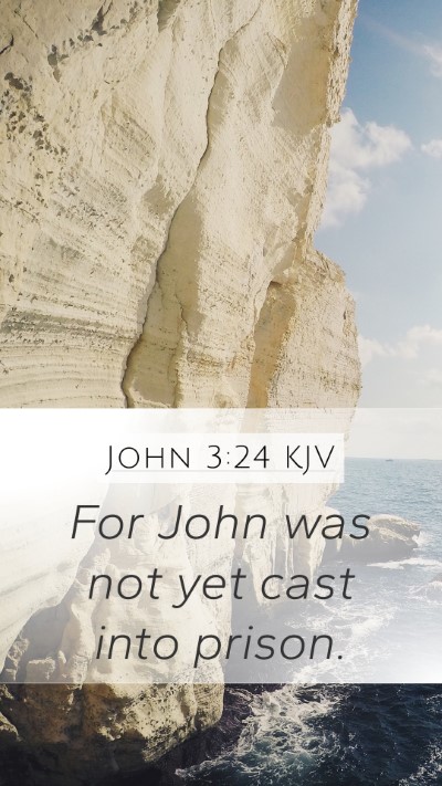 John 3:24 KJV Bible Verse Image