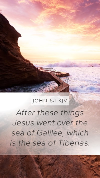 John 6:1 KJV Bible Verse Image