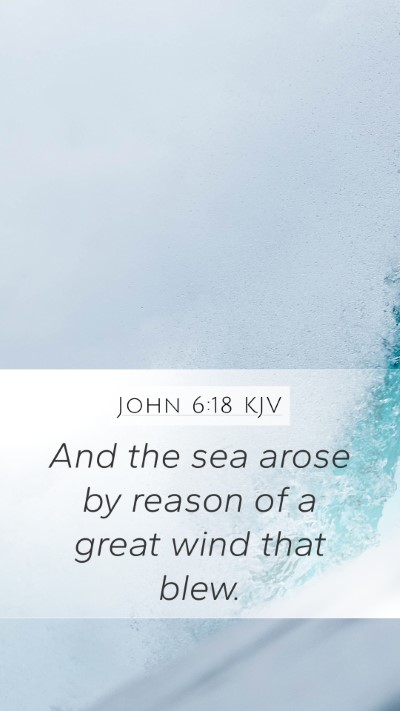 John 6:18 KJV Bible Verse Image