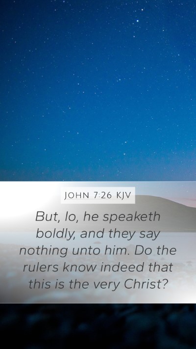 John 7:26 KJV Bible Verse Image