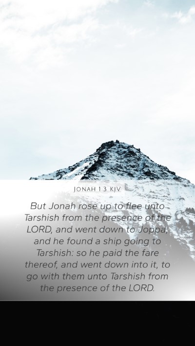 Jonah 1:3 KJV Bible Verse Image