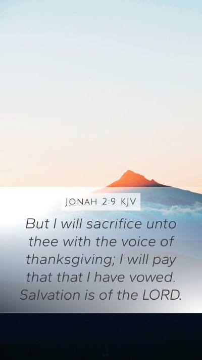 Jonah 2:9 KJV Bible Verse Image