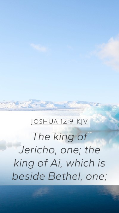 Joshua 12:9 KJV Bible Verse Image