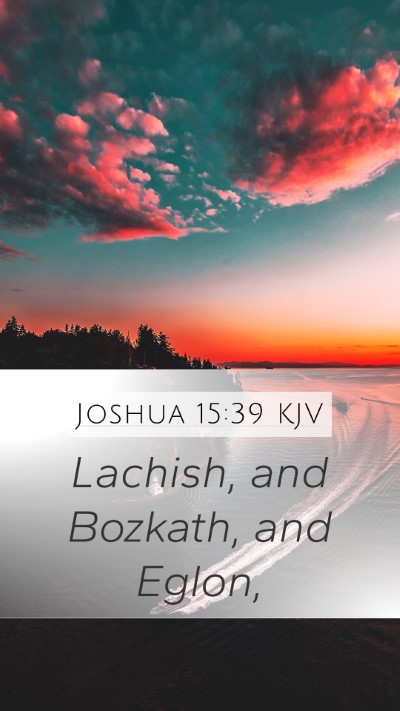 Joshua 15:39 KJV Bible Verse Image