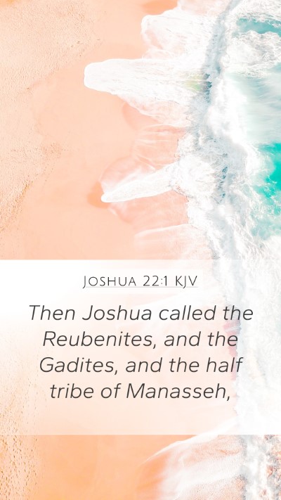 Joshua 22:1 KJV Bible Verse Image