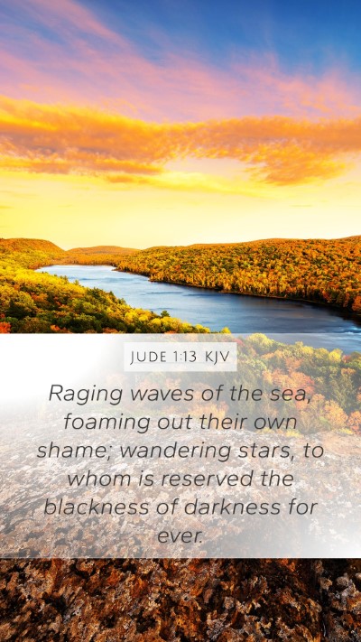 Jude 1:13 KJV Bible Verse Image