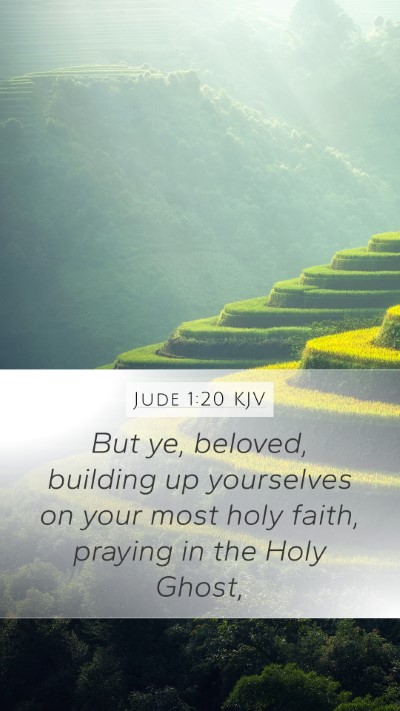 Jude 1:20 KJV Bible Verse Image