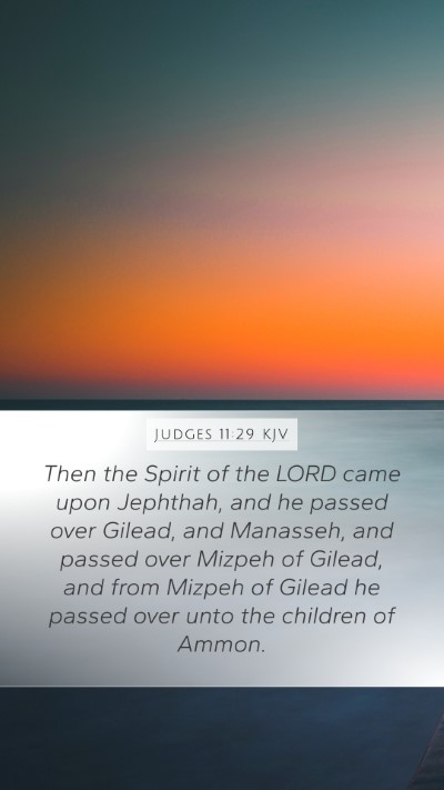 Judges 11:29 KJV Bible Verse Image